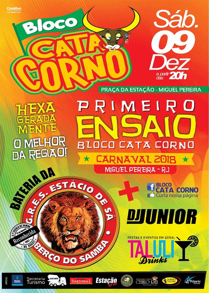 Primeiro Ensaio do Bloco Cata Corno com 