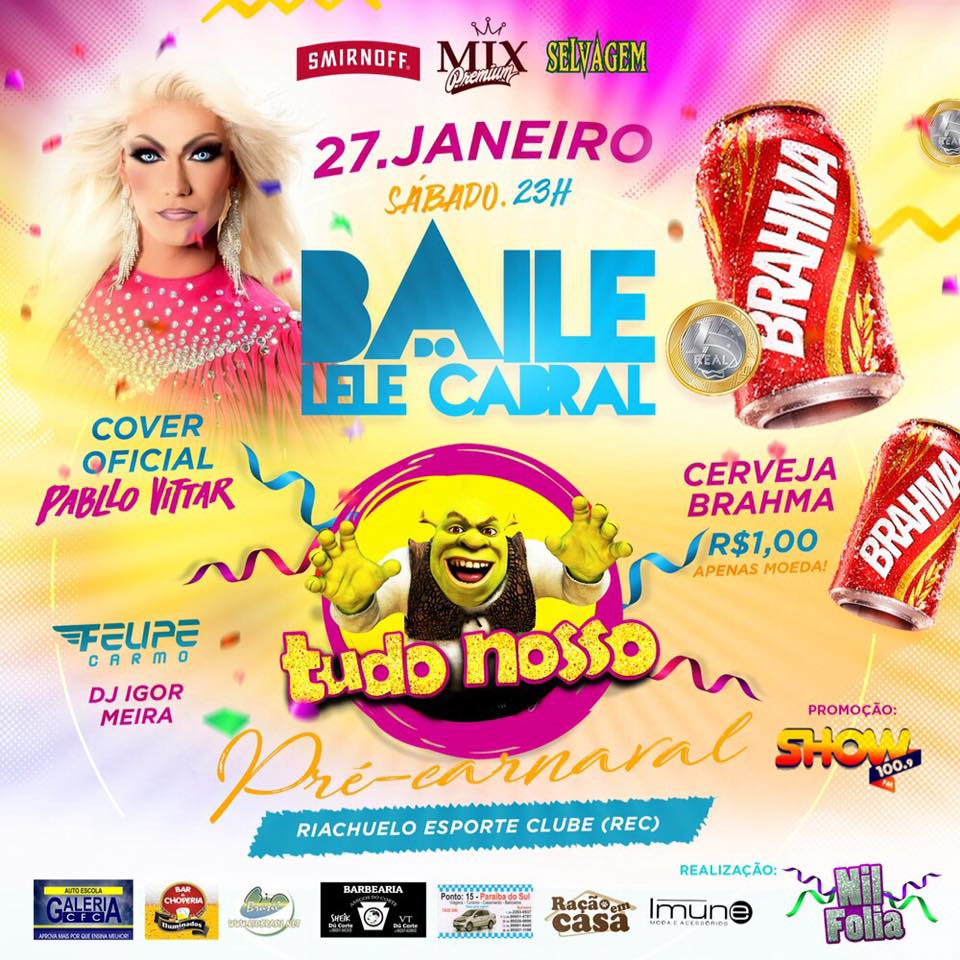 Pr�-Carnaval Do TUDO NOSSO 2018 com Cerv