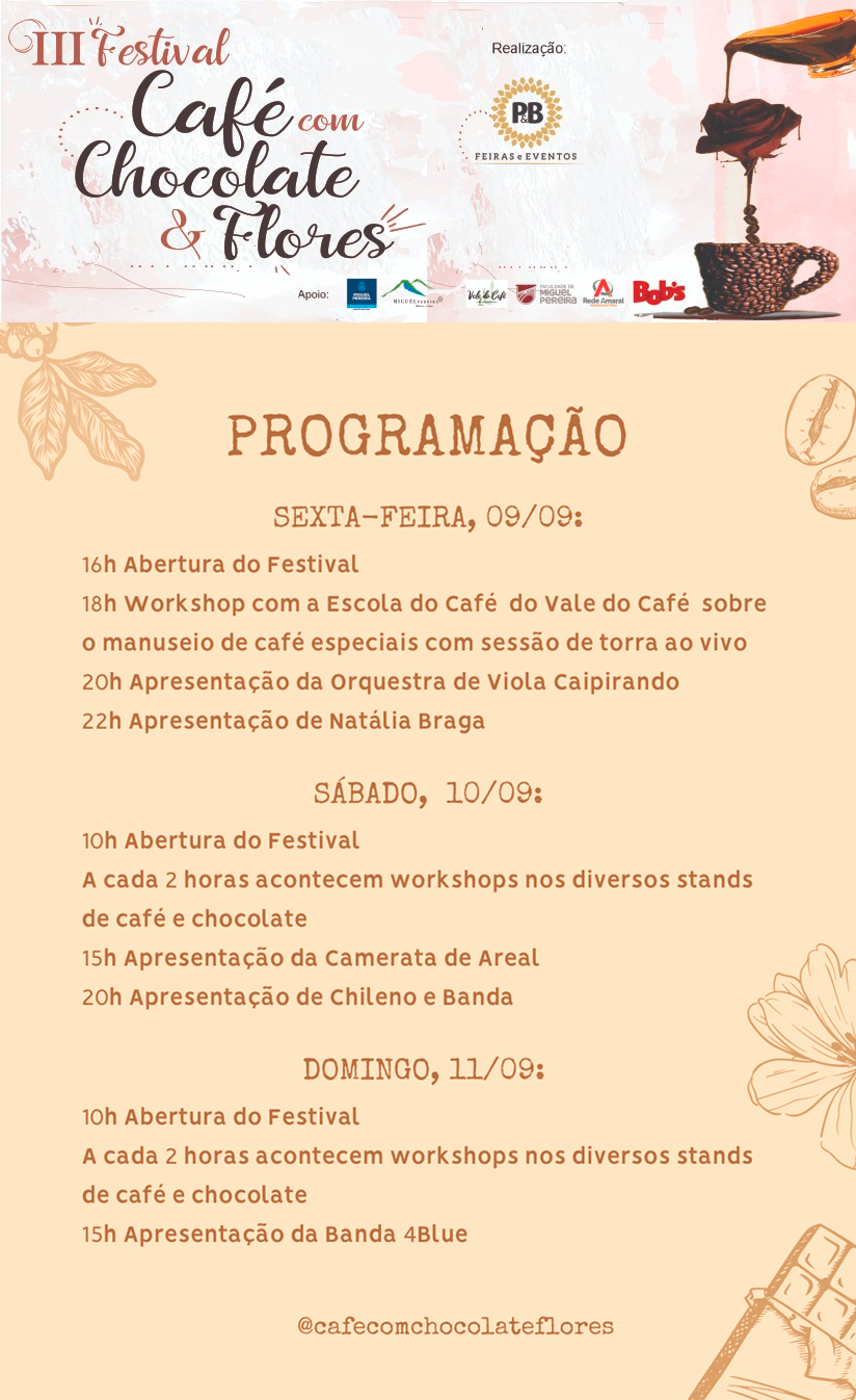 III  Festival Caf� com Chocolate & Flore