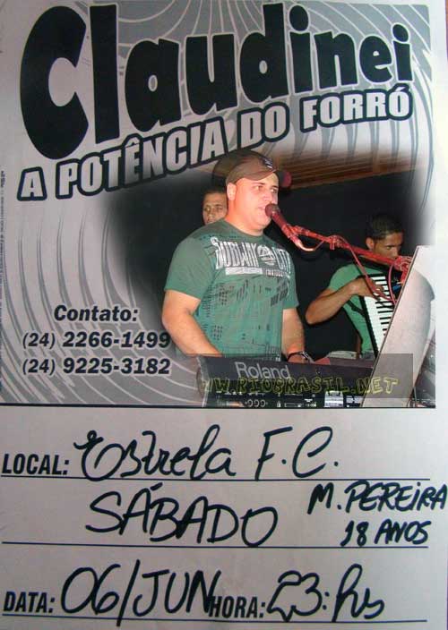 CLAUDINEI DOS TECLADOS NO ESTRELA FUTEBO