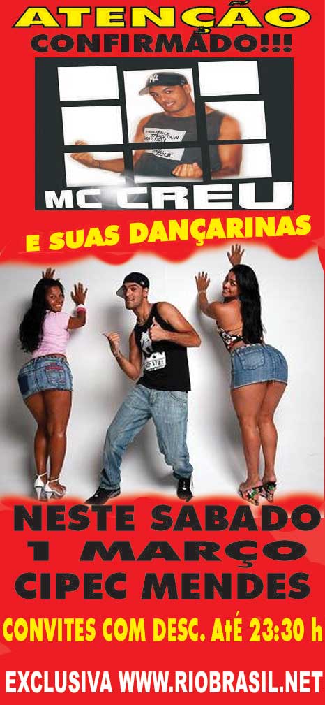 Mc Cr�u e suas Dan�arinas no Cipec 