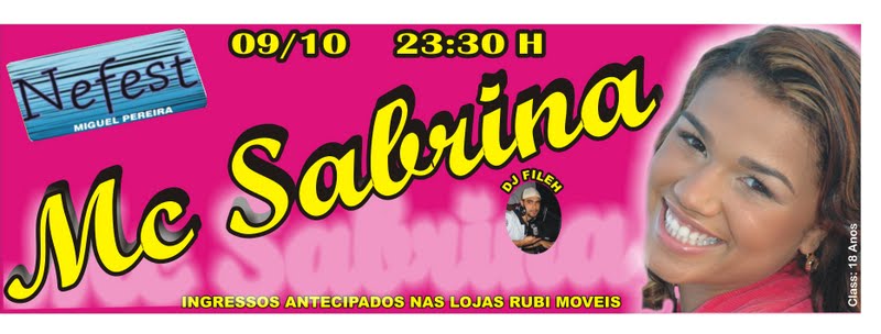 MC SABRINA NA BOATE NEFEST