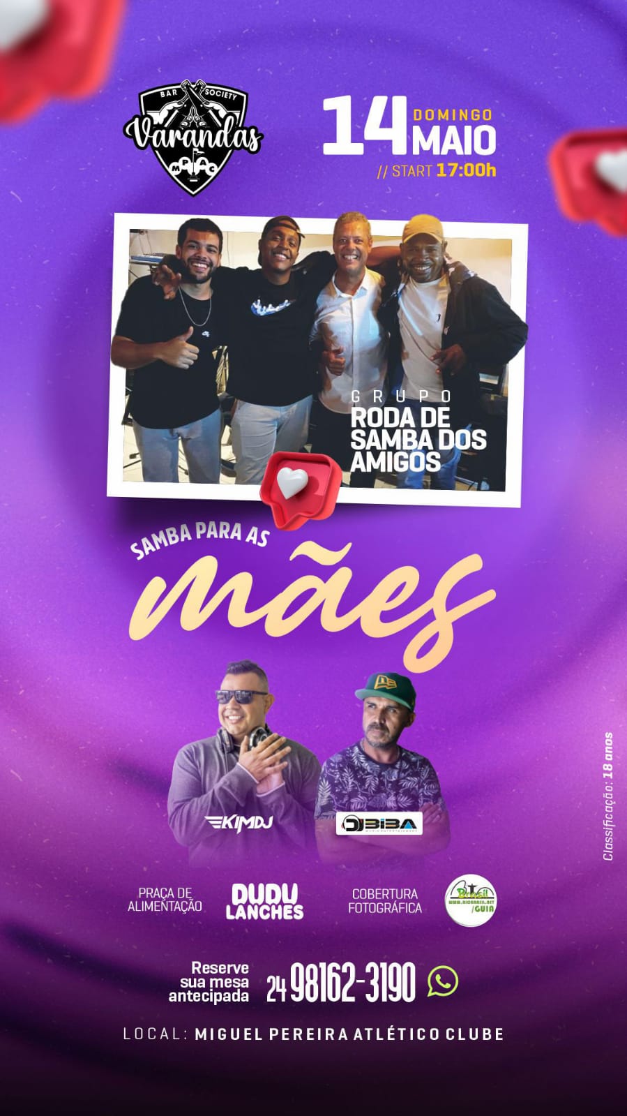 SAMBA PARA AS M�ES C/ GRUPO RODA DE SAMB