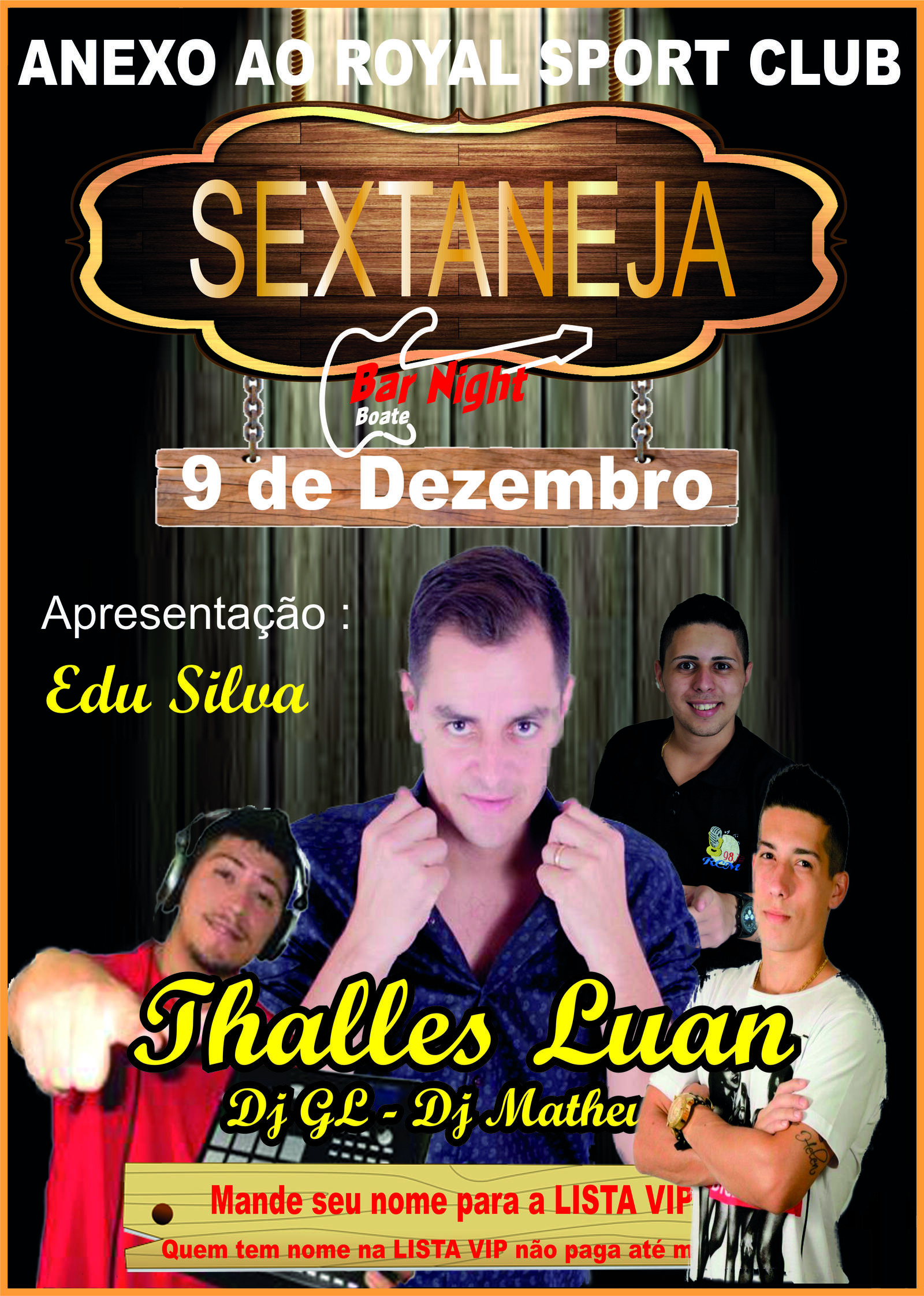 Sextaneja do Bar Night com Thalles Luan 
