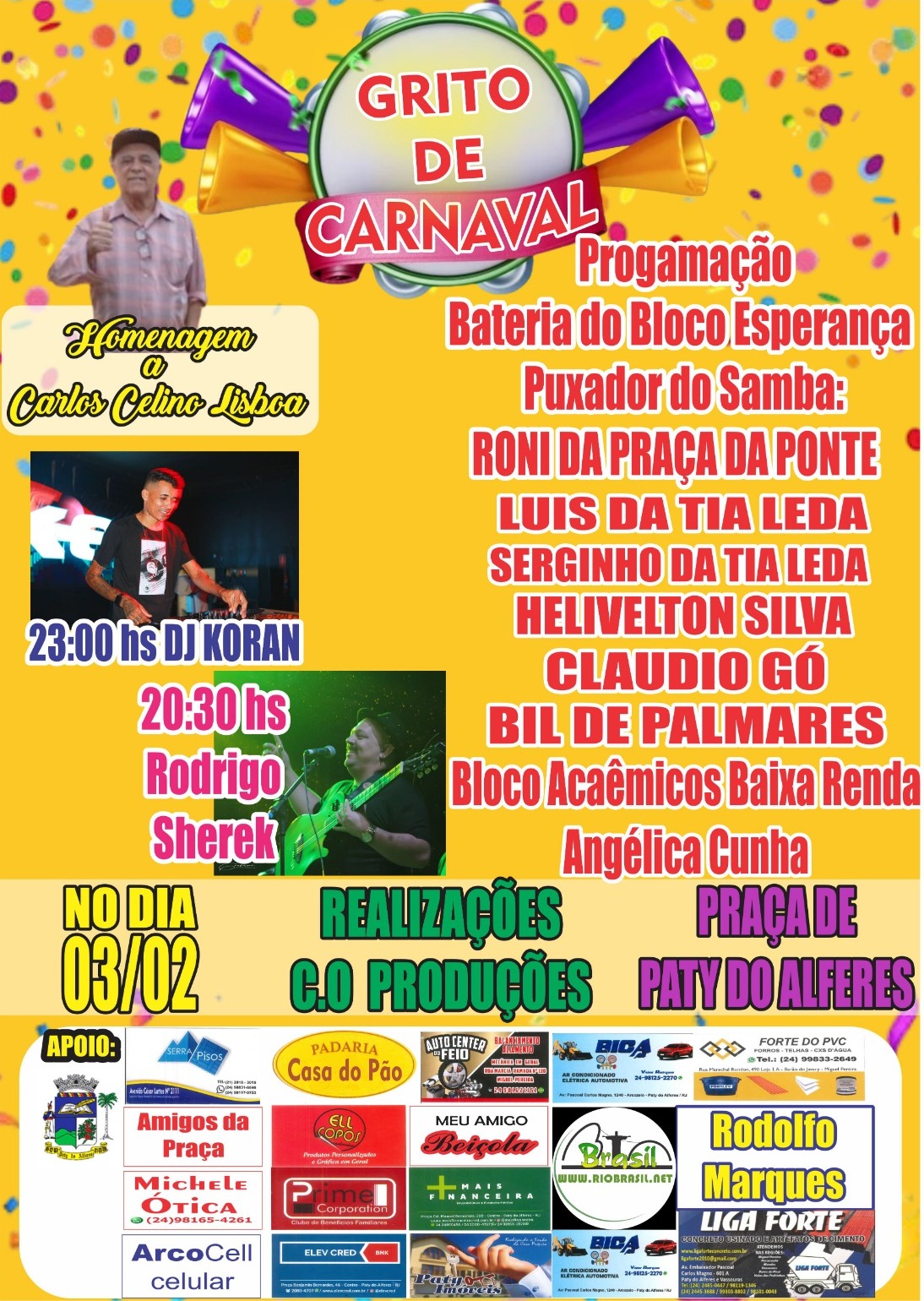 Grito de Carnaval 2024 - Homenagem a Car