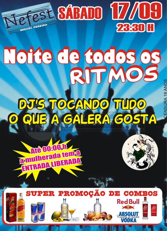 NOITE DE TODOS OS RITMOS NA NEFEST - DAM