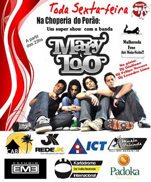 TODA SEXTA FEIRA NA BOATE POR�O EM VOLTA