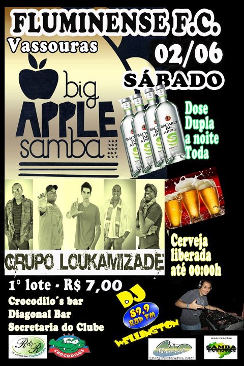 BIG APPLE SAMBA - COM GRUPO LOUKAMIZADE 