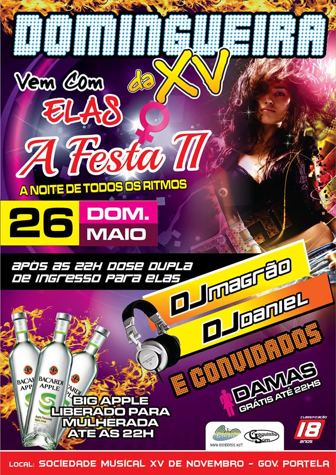 VEM COM ELAS A FESTA II NA DOMINGUEIRA D