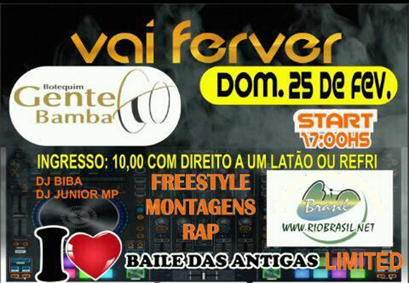 BAILE DAS ANTIGAS NO BOTEQUIM GENTE BAMB