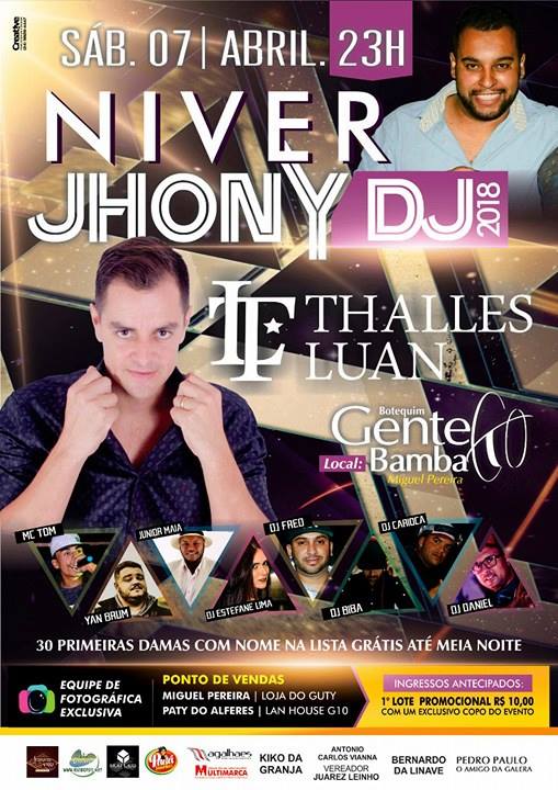 NIVER JHONNY DJ NO BOTEQUIM GENTE BAMBA