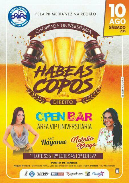 CHOPPADA UNIVERSIT�RIA HABEAS COPOS NO M