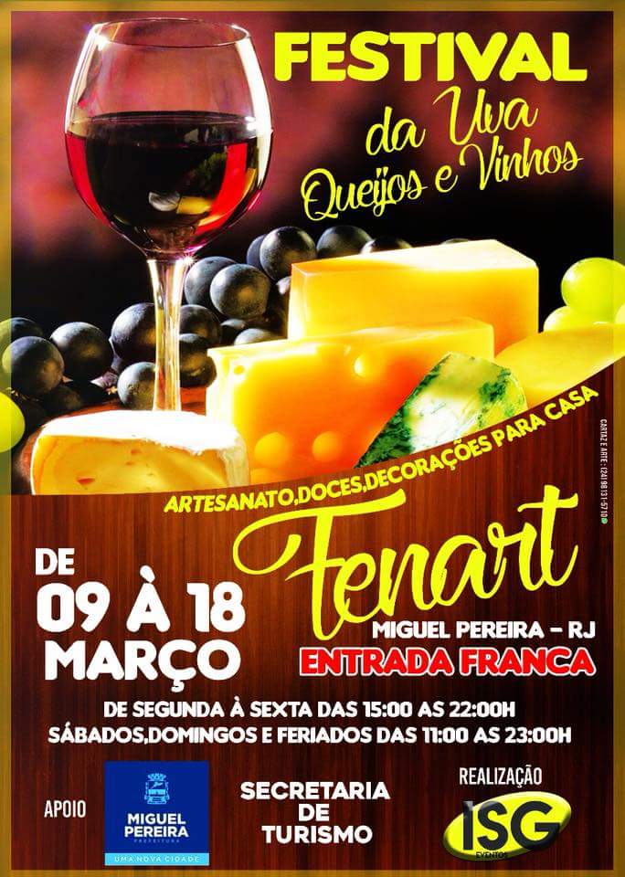 FESTIVAL DA UVA, QUEIJOS E VINHOS NA FEN