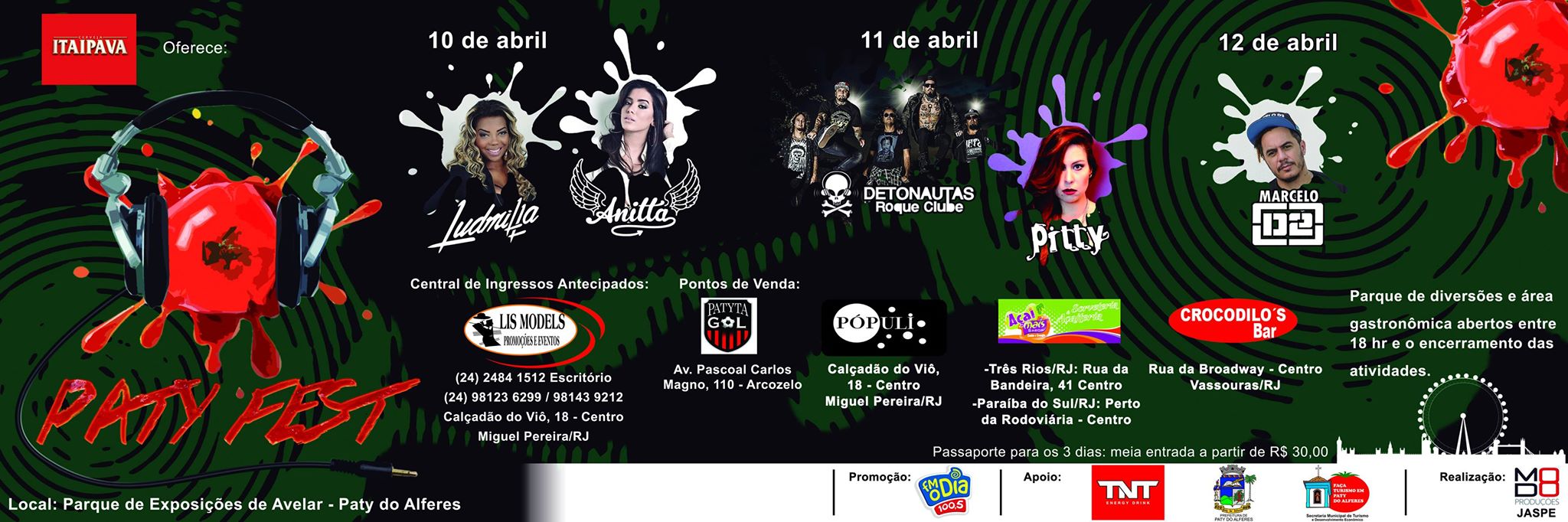 PATY FEST 2015 - DETONAUTAS ROQUE CLUBE 