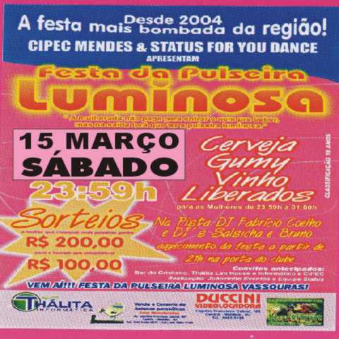Noite da Pulseira no Cipec