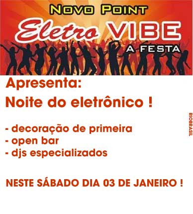 noite do eletr�nico na boate "ELETROVIBE