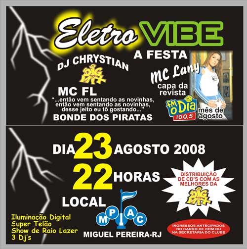 Eletrovibe a Festa com Mc Lany, Mc FL , 