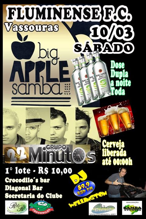 BIG APPLE SAMBA NO FLUMINENSE EM VASSOUR