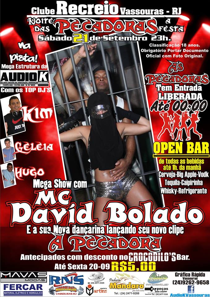 NOITE DAS PECADORAS A FESTA COM MC DAVID