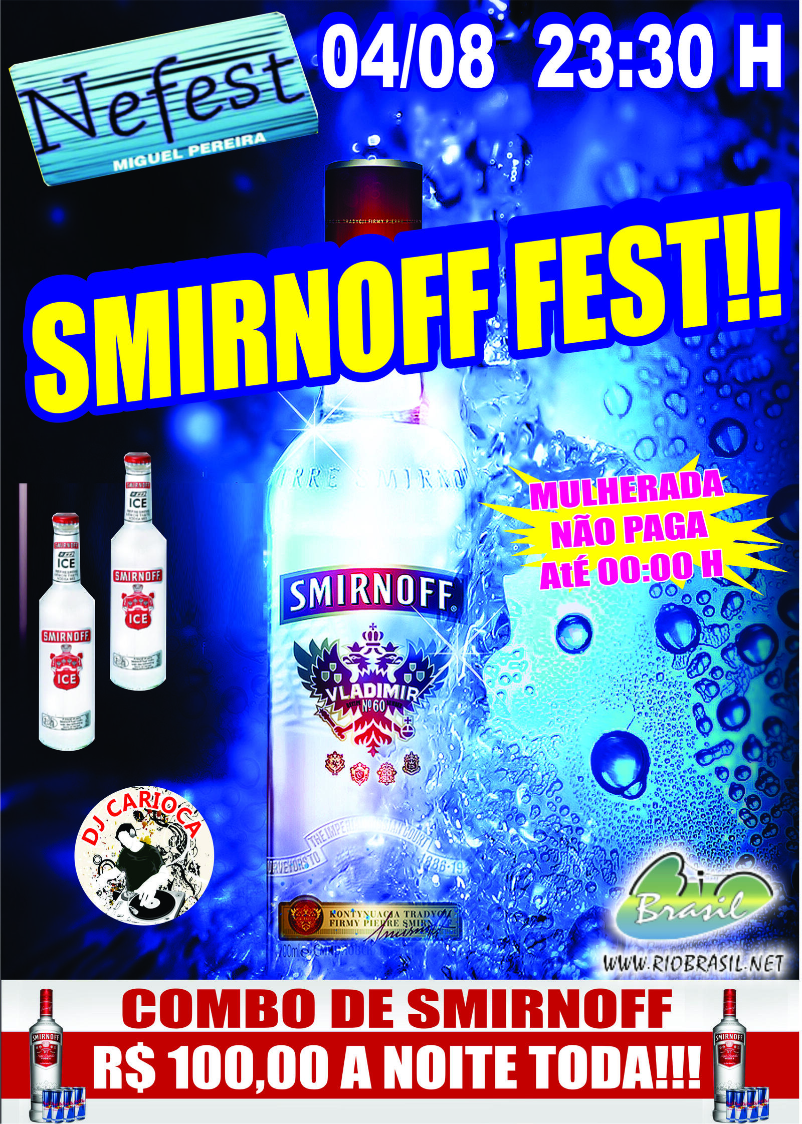 SMIRNOFF FEST - BOATE NEFEST