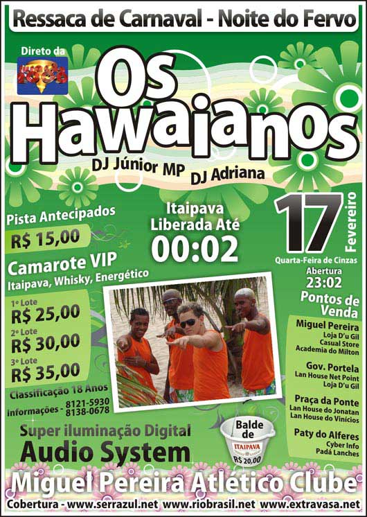 RESSACA DE CARNAVAL - NOITE DO FERVO COM