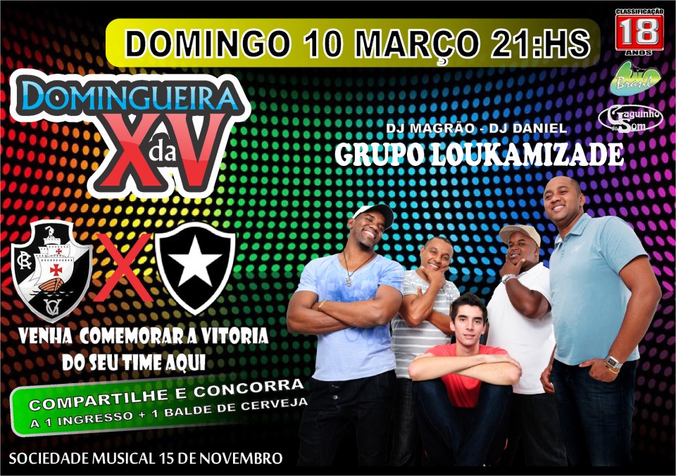 GRUPO LOUKAMIZADE NA DOMINGUEIRA DA XV