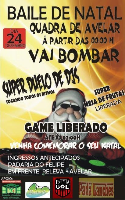 BAILE DE NATAL NA QUADRA DE AVELAR