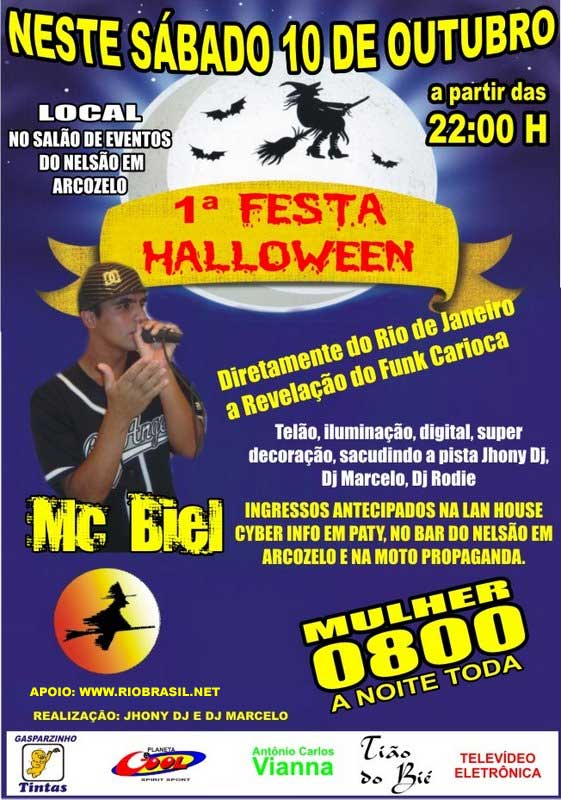 PRIMEIRA FESTA HALLOWEEN DE ARCOZELO