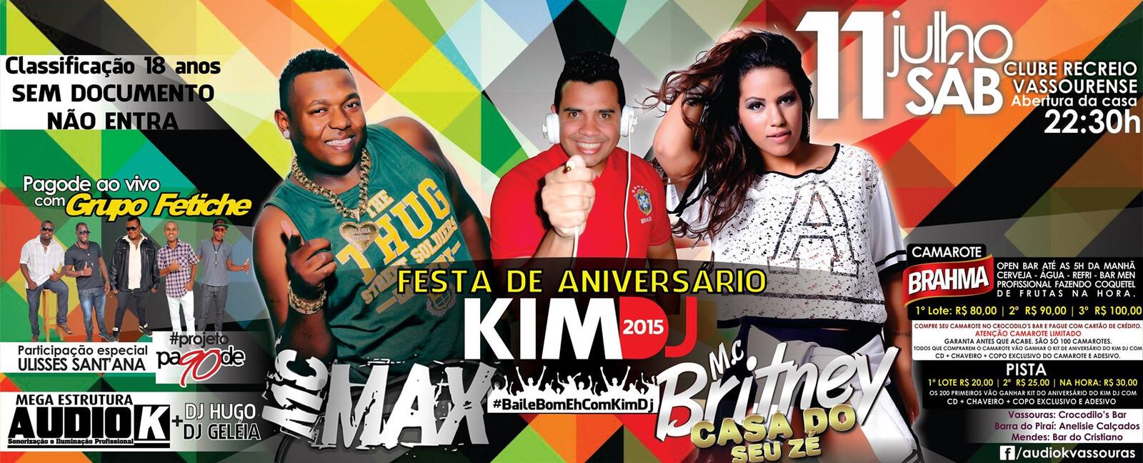 FESTA DE ANIVERS�RIO DO KIM DJ COM MC MA