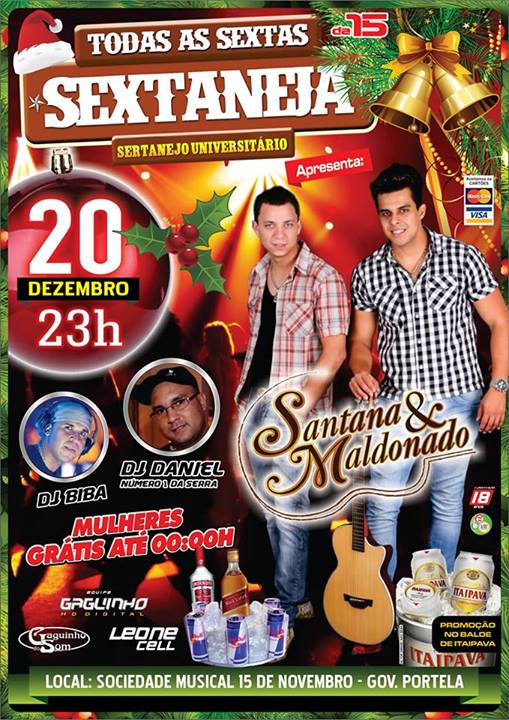 SEXTANEJA DA XV COM SANTANA E MALDONADO 