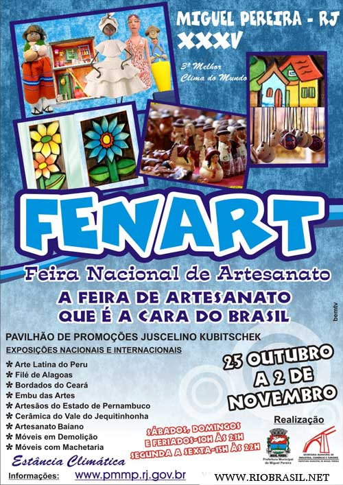 Fenart - Feira Nacional de artesanato - 