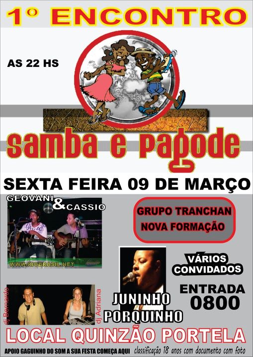 PRIMEIRO ENCONTRO DE SAMBA E PAGODE NO Q