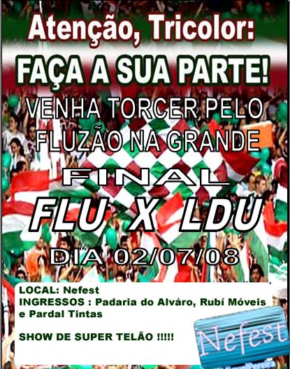 Fluminense x LDU na Nefest - Miguel Pere