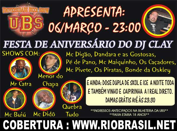 Festa de Anivers�rio do Dj Clay