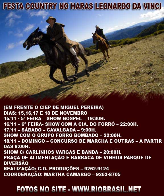 Festa Country Haras Leonardo da vinci