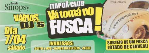 VAI TOMAR NO FUSCA