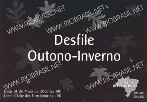DESFILE OUTONO-INVERNO