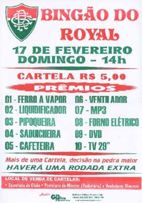 BING�O DO ROYAL