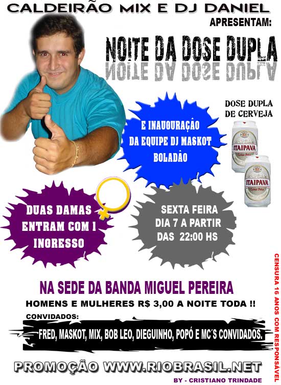 Lan�amento equipe de som dj Maskote e do