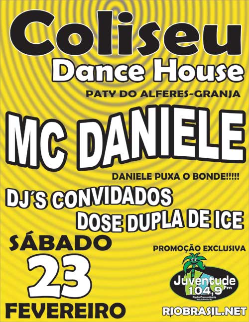 Mc Daniele na Volta do Coliseu Dance Hou