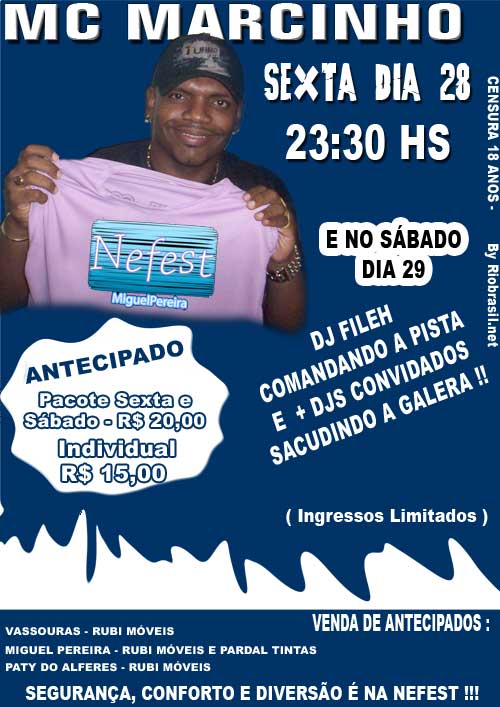 Mc Marcinho o principe do funk na Boate 