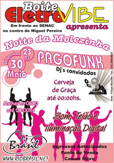 NOITE DA MOLEZINHA NA BOATE ELETROVIBE -
