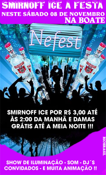 SMIRNOFF ICE A FESTA