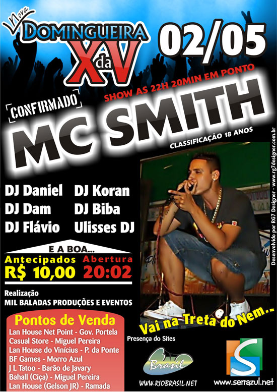 MC SMITH NA DOMINGUEIRA DA XV