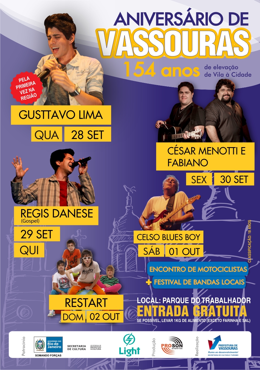 ANIVERS�RIO DE VASSOURAS - RESTART