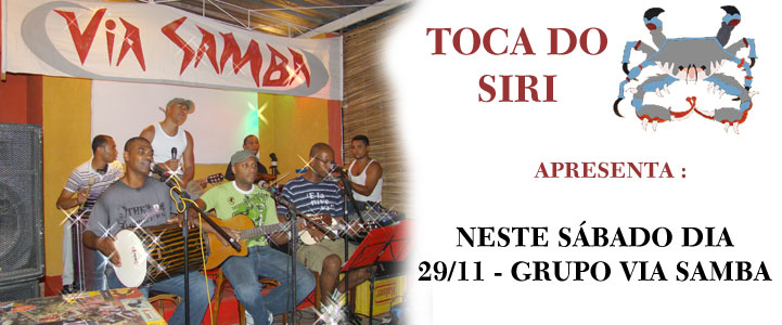 GRUPO VIA SAMBA NA TOCA DO SIRI