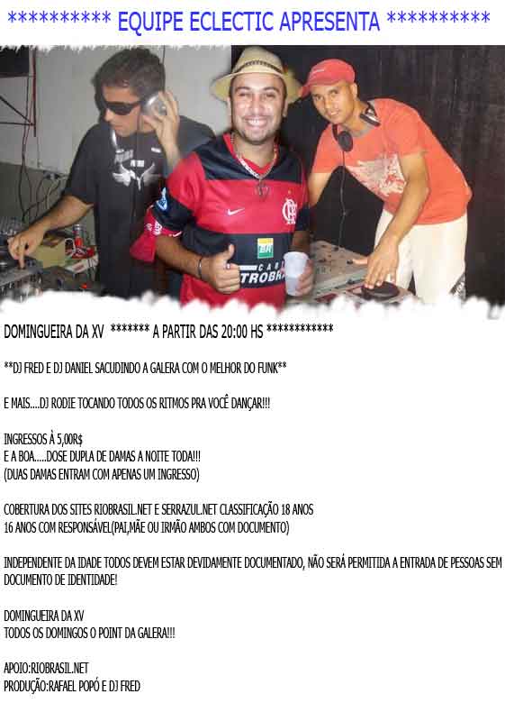Dj Rodie na Domingueira da XV