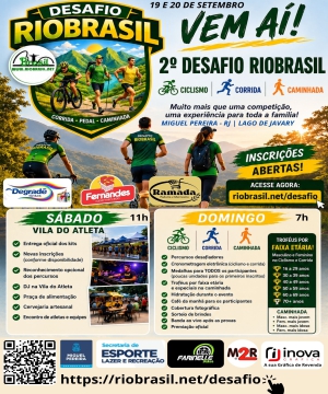 2� Desafio Riobrasil de Bike, Corrida e Caminhada